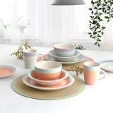 Flad Plade Quid Kaleido Grn Lilla Keramik 27 cm (12 enheder) #4