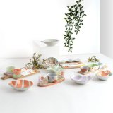 Flad Plade Quid Kaleido Grn Lilla Keramik 27 cm (12 enheder) #10