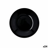 Dyb tallerken Quid Select Basic Sort Melamin 23 cm (24 enheder) #1