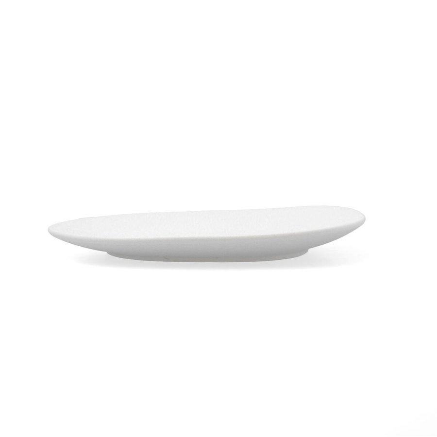 Flad Plade Bidasoa Fosil Hvid Keramik Firkantet 21,1 x 20,3 x 2,3 cm (9 enheder) #19