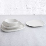 Dyb tallerken Bidasoa Fosil Hvid Keramik Firkantet 21,9 x 21,7 x 4,8 cm (6 enheder) #10