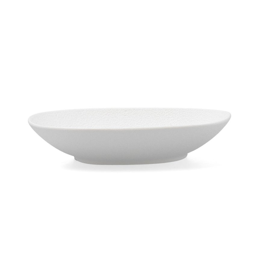 Dyb tallerken Bidasoa Fosil Hvid Keramik Firkantet 21,9 x 21,7 x 4,8 cm (6 enheder) #19