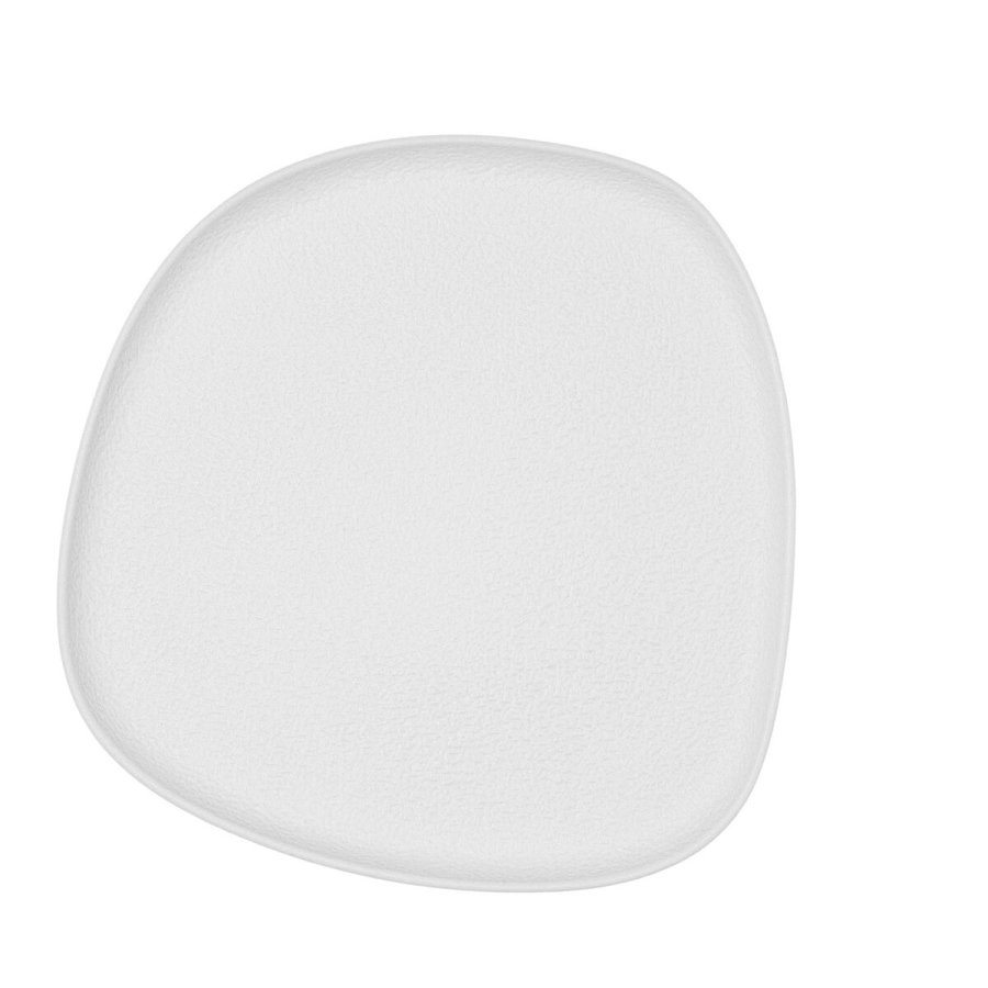 Flad Plade Bidasoa Fosil Hvid Keramik 26,3 x 25,5 x 2,4 cm (6 enheder) #16