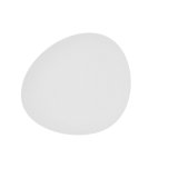Flad Plade Bidasoa Fosil Hvid Keramik Oval 28 x 24,8 x 2,5 cm (6 enheder) #16