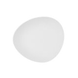 Dyb tallerken Bidasoa Fosil Hvid Keramik Oval 22 x 19,6 x 4,5 cm (6 enheder) #16