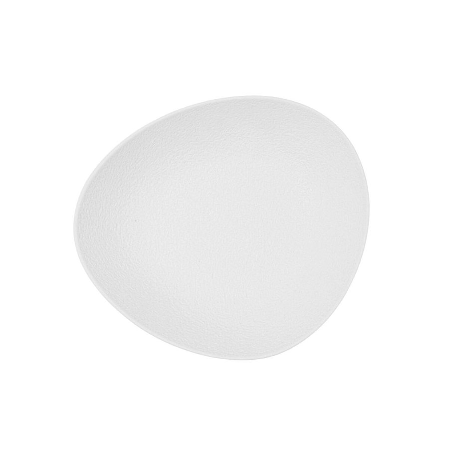 Dyb tallerken Bidasoa Fosil Hvid Keramik Oval 22 x 19,6 x 4,5 cm (6 enheder) #16