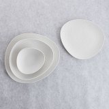 Snack bakke Bidasoa Fosil Hvid Keramik Aluminium oxid 25,2 x 24,8 x 1,2 cm (6 enheder) #13
