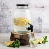 Drinksdispenser Quid Maison Gennemsigtig Glas 4 L (4 enheder) #4