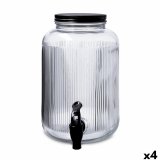 Drinksdispenser Quid Maison Gennemsigtig Glas 4 L (4 enheder) #1