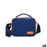 Genanvendelig madpose Quid Sarao Bl Tekstil BPA-fri 21 x 16 x 14 cm (6 enheder) #1