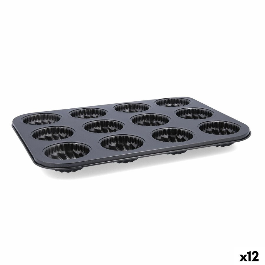 Bageform til bagvrk Quid Sweet Grey Gr (12 enheder) #1