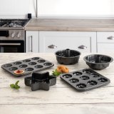 Bageform til bagvrk Quid Sweet Grey Gr Metal 21 x 5 cm (12 enheder) #4