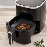 Sammenklappelig silikonekurv til Air Fryer Quid Naturalia 20 x 20 x 8 cm (12 enheder) #7