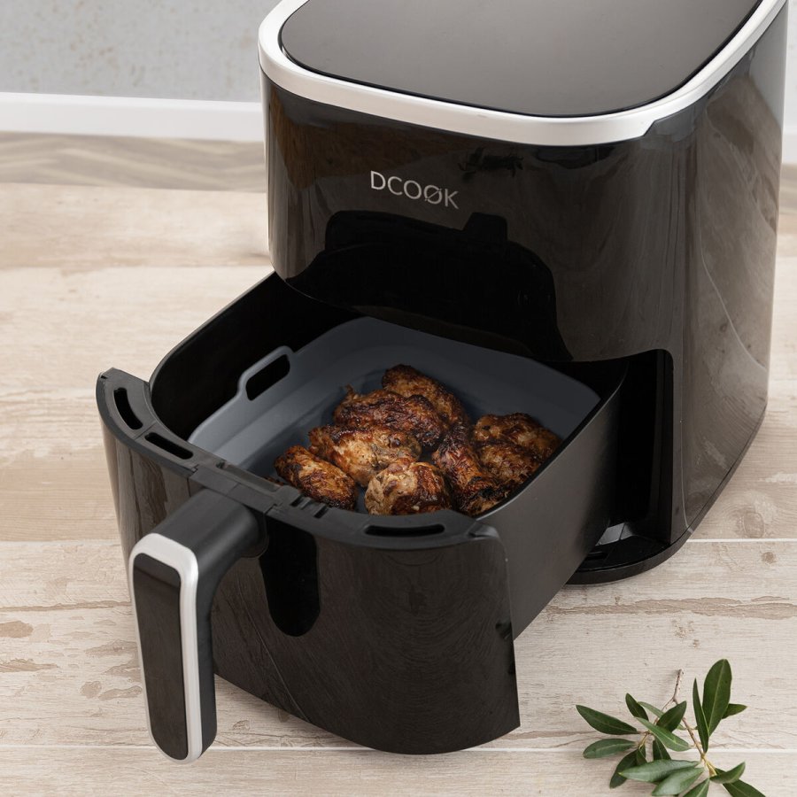 Sammenklappelig silikonekurv til Air Fryer Quid Naturalia 20 x 20 x 8 cm (12 enheder) #7
