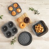 Sammenklappelig silikonekurv til Air Fryer Quid Naturalia 20 x 20 x 7 cm (12 enheder) #10