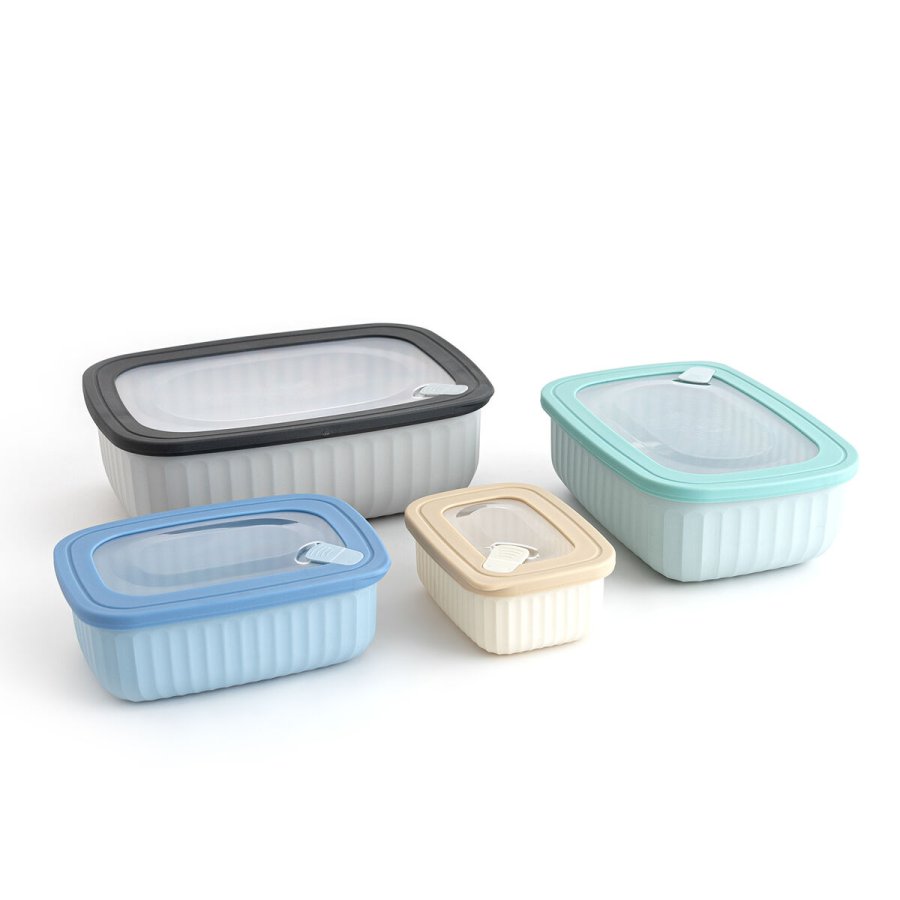 Madkassest Bidasoa Mia Multifarvet Plastik BPA-fri 380 ml 850 ml 1,6 L 2,85 L (4 enheder) #1