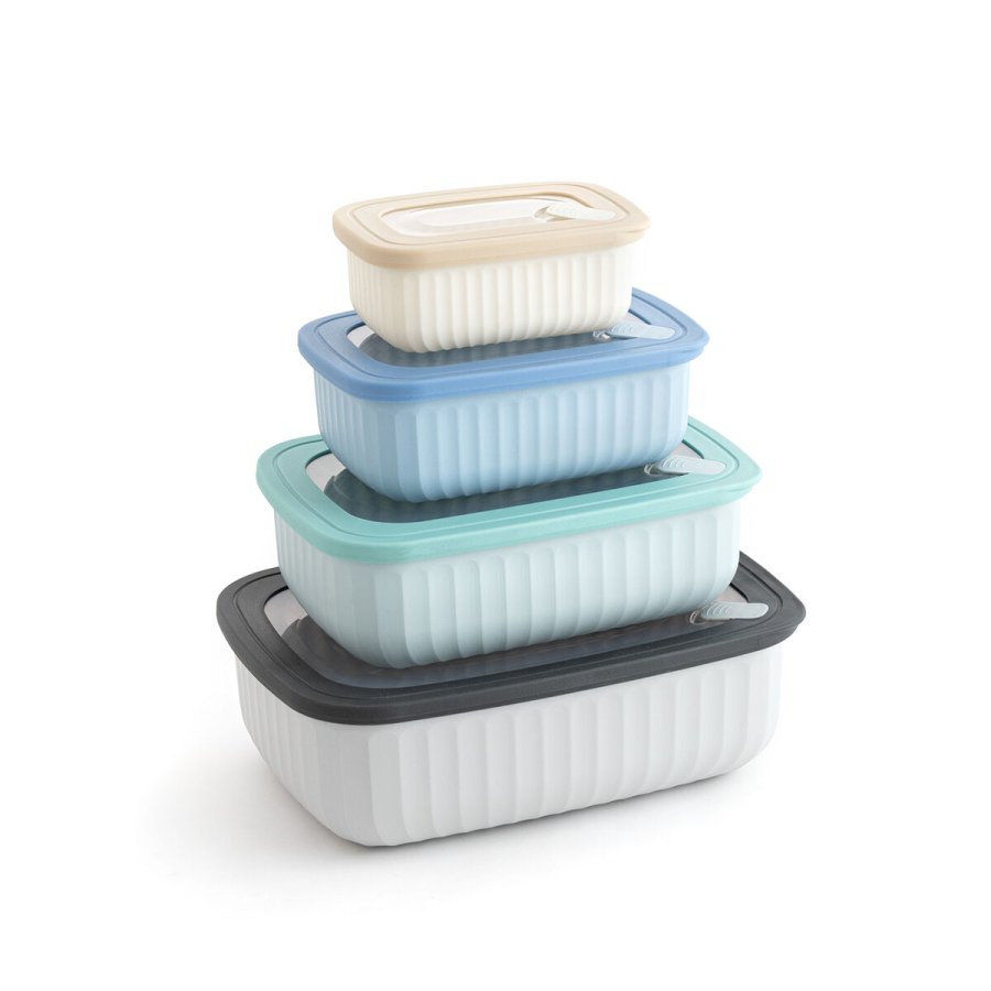 Madkassest Bidasoa Mia Multifarvet Plastik BPA-fri 380 ml 850 ml 1,6 L 2,85 L (4 enheder) #10
