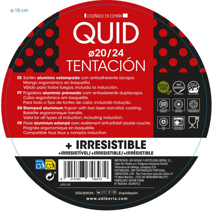 Stegepande Quid Tentacion Sort Metal Stemplet aluminium  24 cm  20 cm (2 enheder) #13