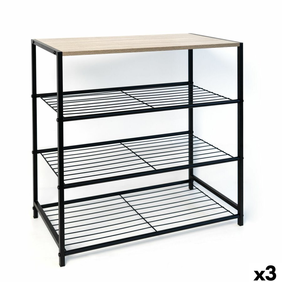 Hylder Vinthera Moa Metal Tr MDF 60 x 30 x 63,5 cm (3 enheder) #1