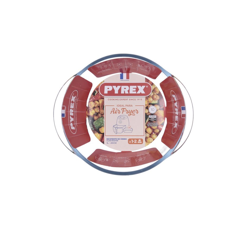 Kkkenspringvand Pyrex Airfryer Gennemsigtig Glas  20 cm 1,1 L (8 enheder) #4