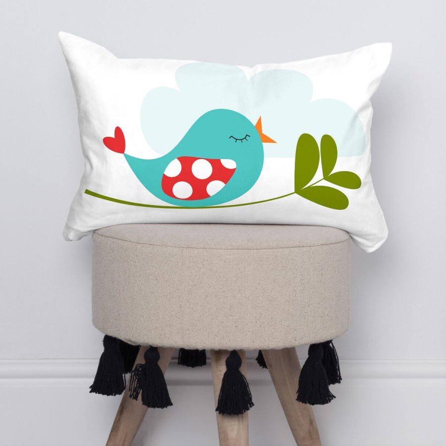 Pudebetrk HappyFriday Mr Fox Little Birds Multifarvet 50 x 30 cm #4