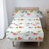 Sengetj st HappyFriday Mr Fox Little Birds Multifarvet Seng 80/90 2 Dele #3