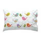 Sengetj til tremmeseng HappyFriday Mr Fox Little Birds Multifarvet Vugge til baby 2 Dele #5