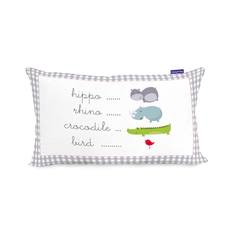 Pudebetrk HappyFriday Mr Fox Hippo Multifarvet 50 x 30 cm #6
