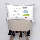 Pudebetrk HappyFriday Mr Fox Hippo Multifarvet 50 x 30 cm #3
