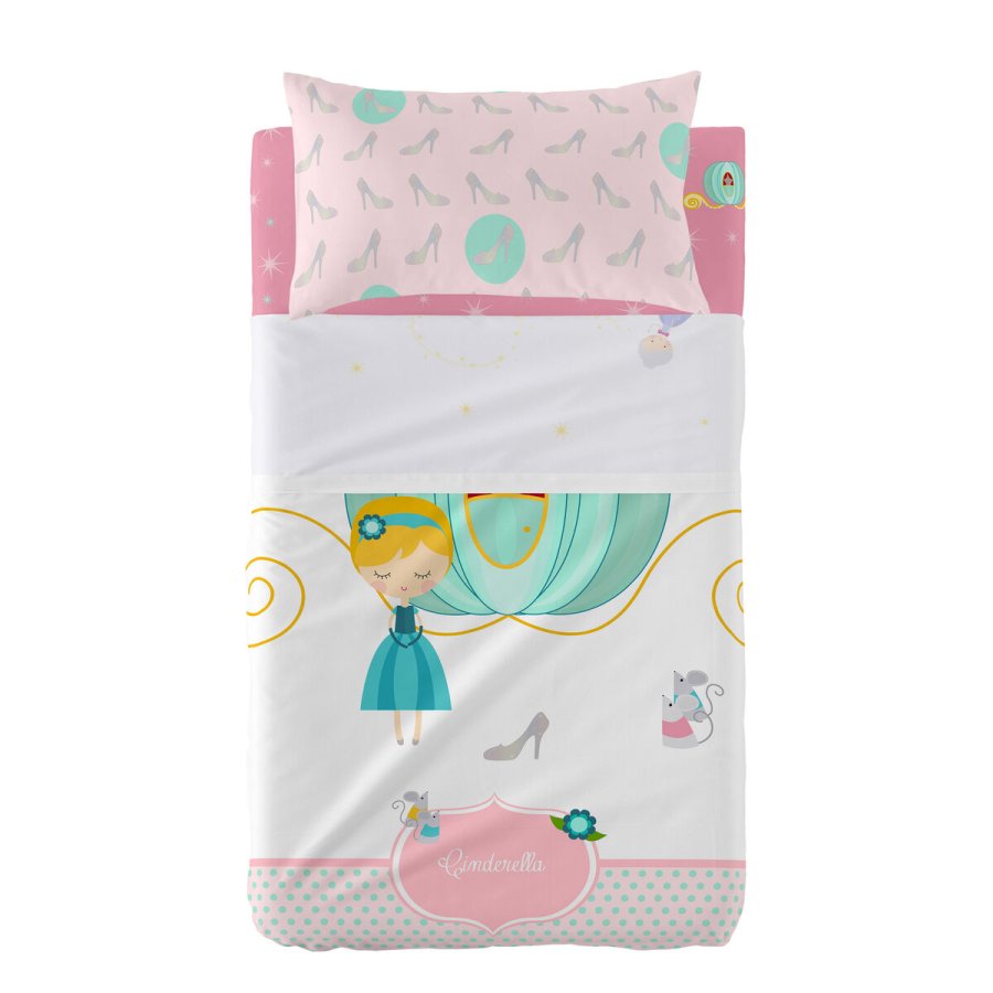 Sengetj st HappyFriday Mr Fox Pumpkin Multifarvet Vugge til baby 2 Dele #1