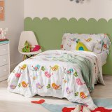 Dynebetrk st HappyFriday Mr Fox Little birds Multifarvet Seng 105 2 Dele #6