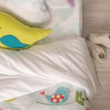 Dynebetrk st HappyFriday Mr Fox Little birds Multifarvet Seng 105 2 Dele #11