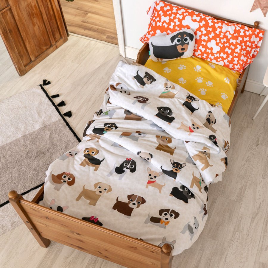 Dynebetrk st HappyFriday Mr Fox Dogs Multifarvet Seng 105 2 Dele #6
