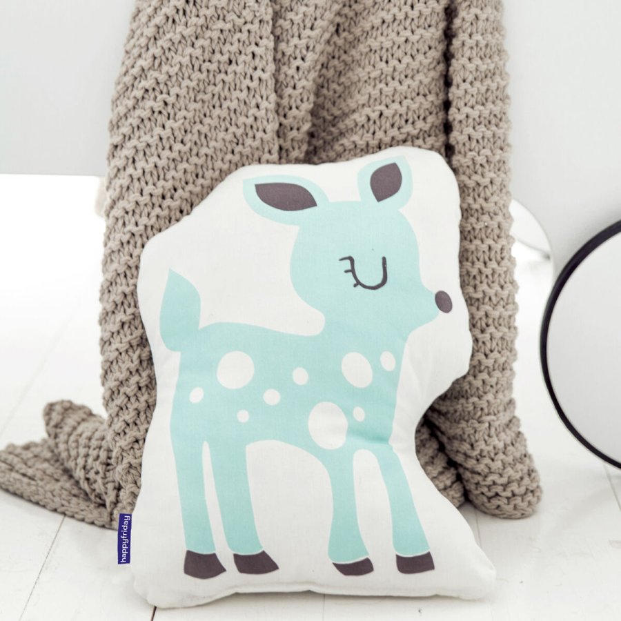 Pude HappyFriday Moshi Moshi Multifarvet Hjort 40 x 30 cm #3