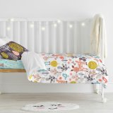 Dynebetrk st HappyFriday Moshi Moshi Woodland Multifarvet Vugge til baby 2 Dele #21