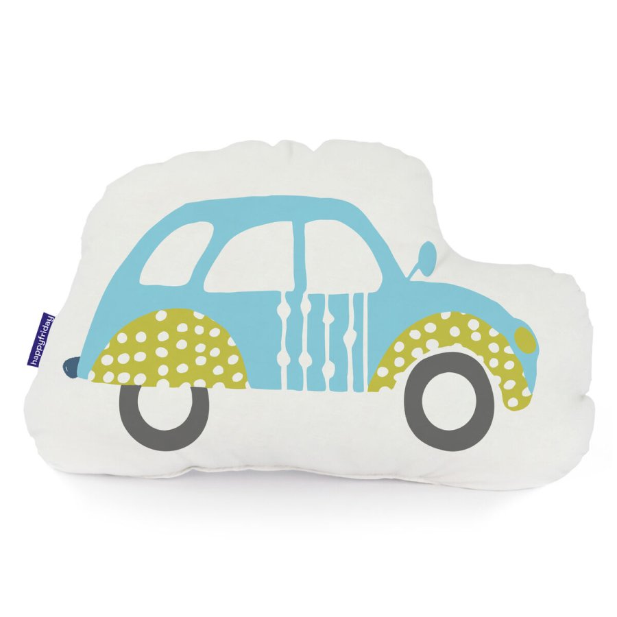 Pude HappyFriday Moshi Moshi Multifarvet Bil 40 x 30 cm #1