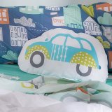 Pude HappyFriday Moshi Moshi Multifarvet Bil 40 x 30 cm #2