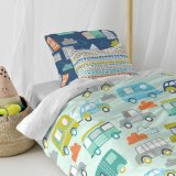 Dynebetrk st HappyFriday Moshi Moshi Holidays Multifarvet Seng 80 2 Dele #11