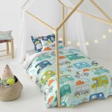 Dynebetrk st HappyFriday Moshi Moshi Holidays Multifarvet Seng 80 2 Dele #16