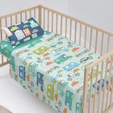 Sengetj st HappyFriday Moshi Moshi Holidays  Multifarvet Vugge til baby 2 Dele #2