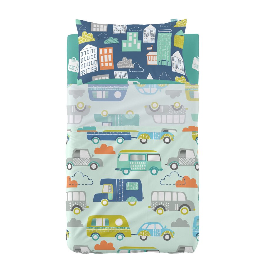 Sengetj st HappyFriday Moshi Moshi Holidays  Multifarvet Vugge til baby 2 Dele #1