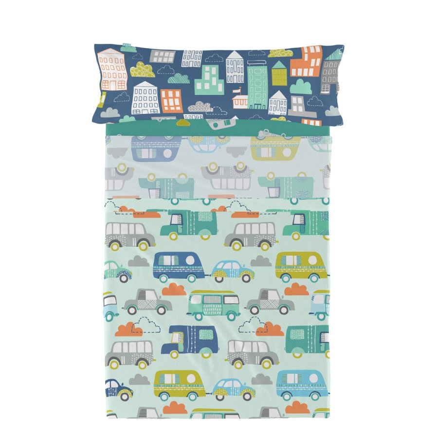 Sengetj st HappyFriday Moshi Moshi Holidays  Multifarvet Seng 80/90 2 Dele #1