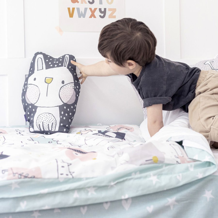 Pude HappyFriday Moshi Moshi Multifarvet Kat Best Buddies 40 x 30 cm #2