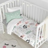 Dynebetrk st HappyFriday Moshi Moshi Best Buddies Multifarvet Vugge til baby 2 Dele #6