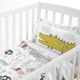 Dynebetrk st HappyFriday Moshi Moshi Best Buddies Multifarvet Vugge til baby 2 Dele #11