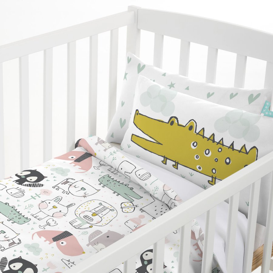Dynebetrk st HappyFriday Moshi Moshi Best Buddies Multifarvet Vugge til baby 2 Dele #11