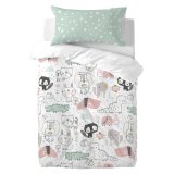 Dynebetrk st HappyFriday Moshi Moshi Best Buddies Multifarvet Vugge til baby 2 Dele #1