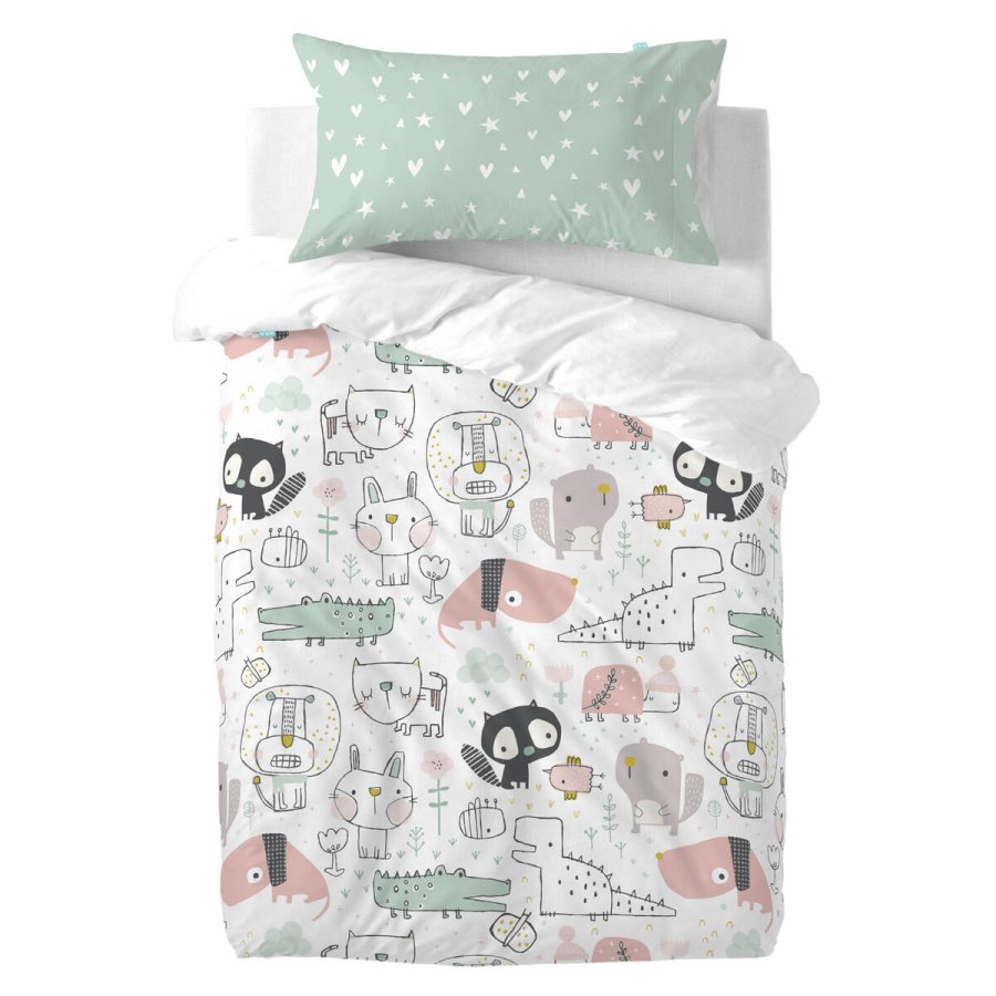 Dynebetrk st HappyFriday Moshi Moshi Best Buddies Multifarvet Vugge til baby 2 Dele #1