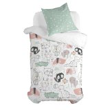 Dynebetrk st HappyFriday Moshi Moshi Best Buddies Multifarvet Seng 80 2 Dele #1