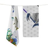 Karklud HappyFriday Fish Multifarvet 70 x 50 cm (2 enheder) #16